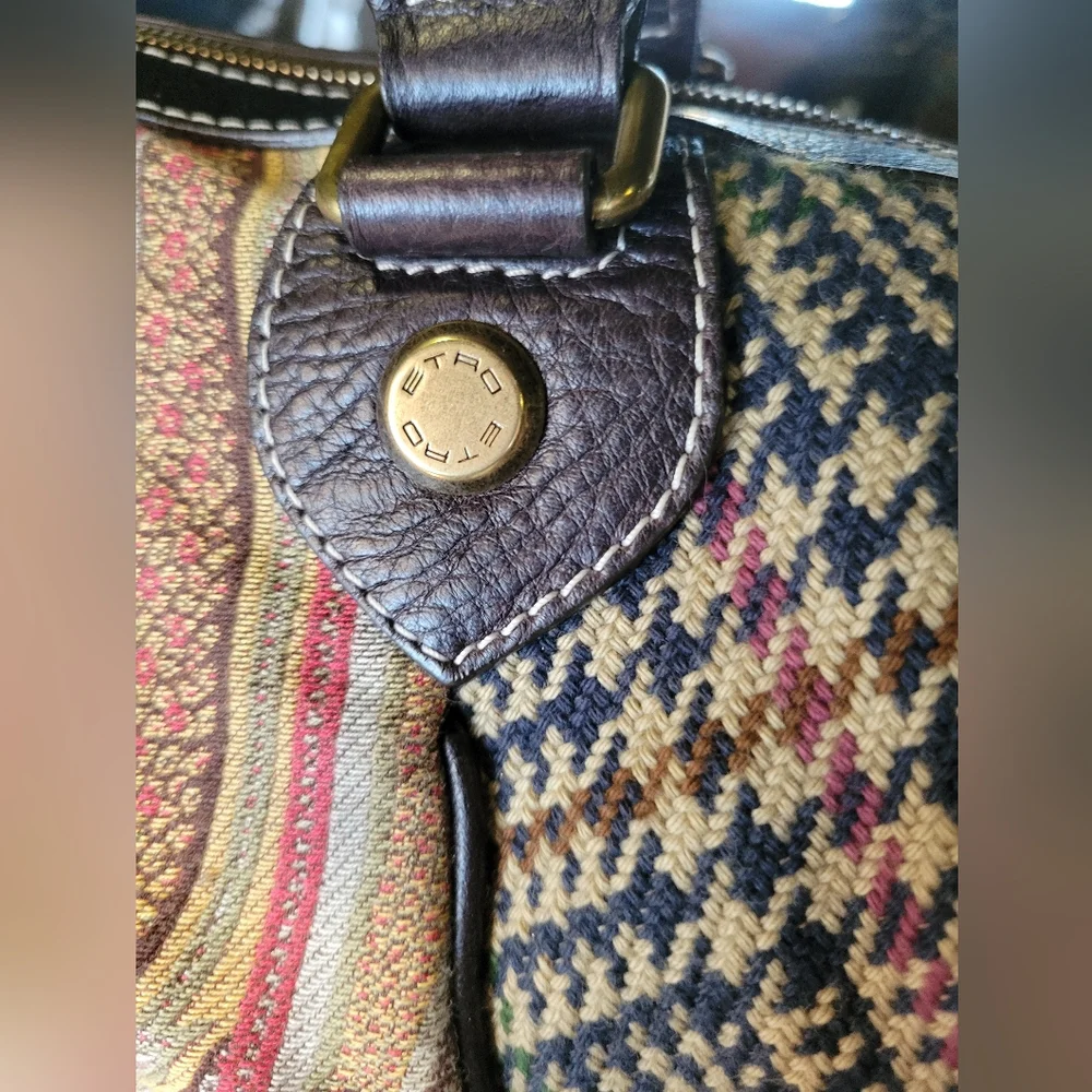 🌟``SOLD SOLD SOLD 🌟 ~~~ETRO Vintage Tapestry Satchel – - Picture 13 of 16